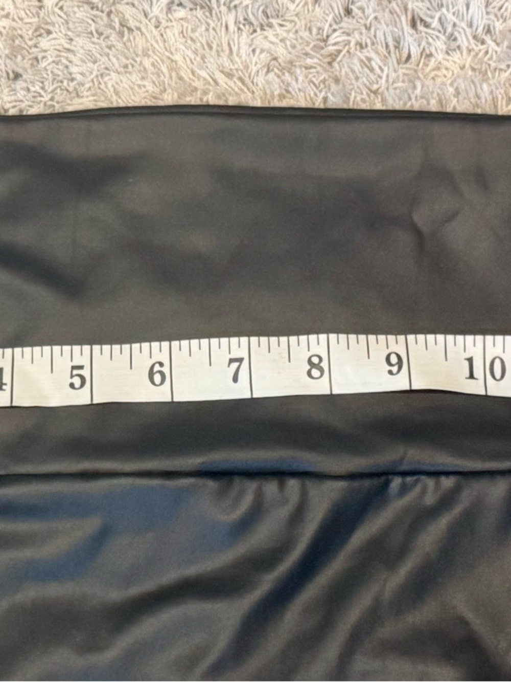 NWOT Windsor Black Faux Leather Stretchy Mini Skirt High Rise - Picture 5 of 5